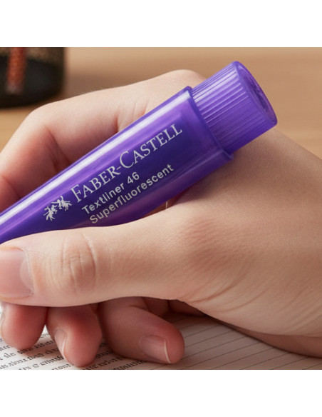 ▷ ROTULADOR FABER CASTELL VIOLETA TEXTLINER FLUOR | Taine - Imagen 2
