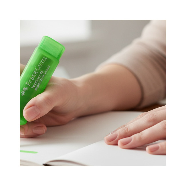 ▷ ROTULADOR FABER CASTELL VERDE FLUOR TEXTLINER 46 | Taine - Imagen 2