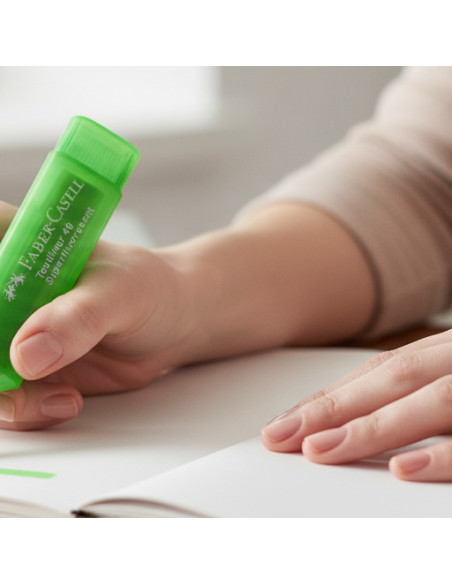 ▷ ROTULADOR FABER CASTELL VERDE FLUOR TEXTLINER 46 | Taine - Imagen 2