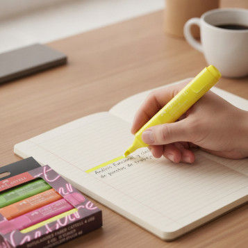 ▷ ROTULADORES FABER CASTELL 4 UDS TEXTLINER SUPERFLUOR 46 | Taine - Imagen 2