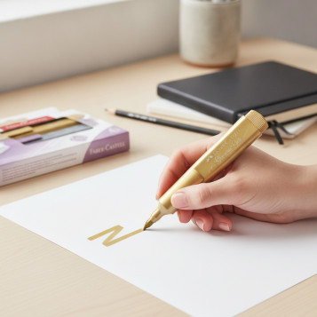 ▷ ROTULADORES FABER CASTELL 4 UDS TEXTLINER METALICO 46 | Taine - Imagen 2