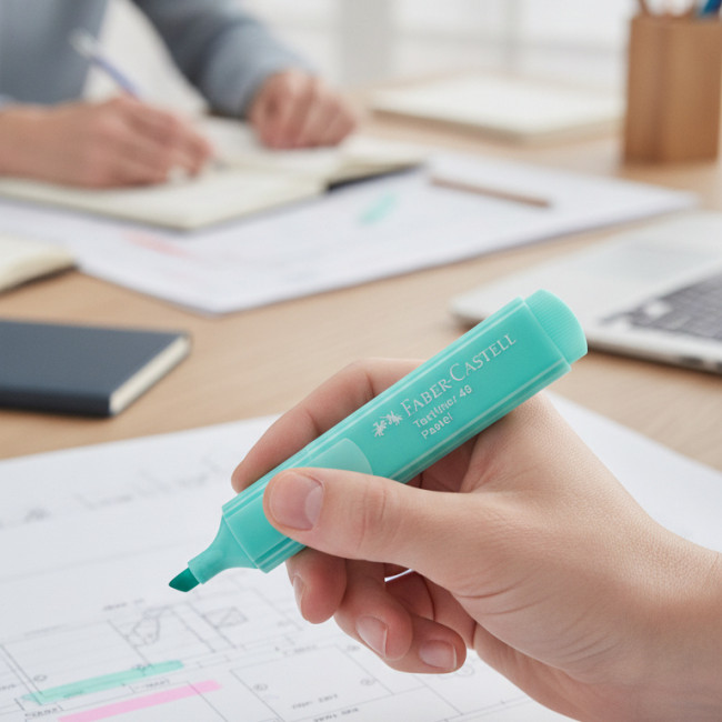 ▷ ROTULADORES FABER CASTELL 8 UDS TEXTLINER PASTEL FLUOR | Taine - Imagen 2