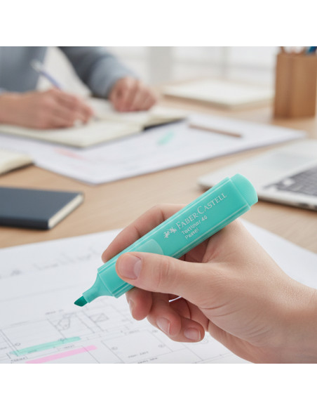 ▷ ROTULADORES FABER CASTELL 8 UDS TEXTLINER PASTEL FLUOR | Taine - Imagen 2