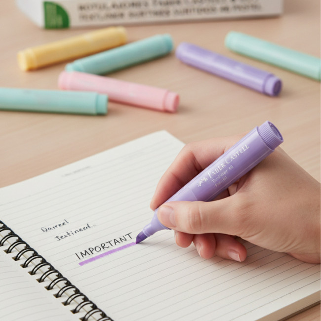 ▷ ROTULADORES FABER CASTELL 8 UDS TEXTLINER SURTIDOS 46 PASTEL | Taine - Imagen 2