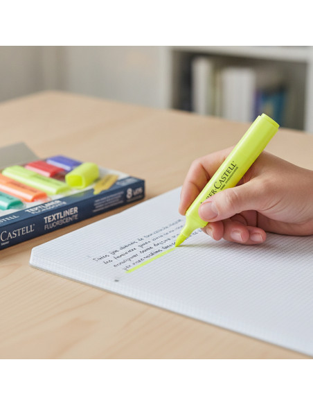 ▷ ROTULADORES FABER CASTELL 8 UDS TEXTLINER FLUORESCENTE | Taine - Imagen 2
