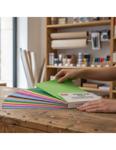 ▷ GOMA EVA FIXO 5HJ 20X30CM 2MM COLORES SURTIDOS | Taine - Imagen 2