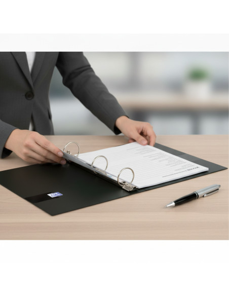 ▷ CARPETA OXFORD NEGRA 4 ANILLAS A4 40X40 DXOXFyYOU | Taine - Imagen 4
