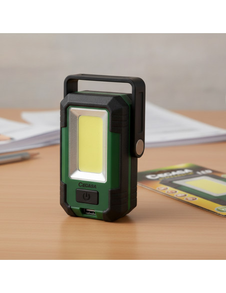 ▷ LINTERNA CEGASA RECARGABLE 10W 500LUM + POWER BANK POESSA | Taine - Imagen 2