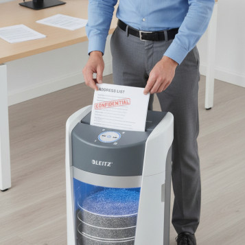 ▷ DESTRUCTORA LEITZ OPTIMAX OFFICE P5 | Taine - Imagen 2