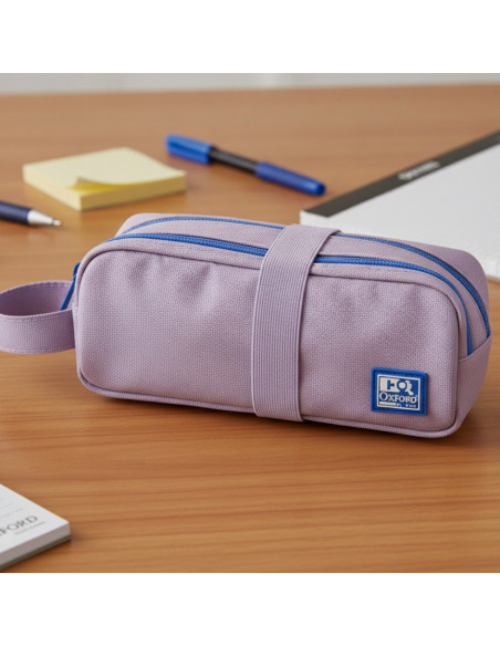 ▷ ESTUCHE OXFORD TELA 3C 3 CREMALLERAS C/GOMA | Taine - Imagen 2