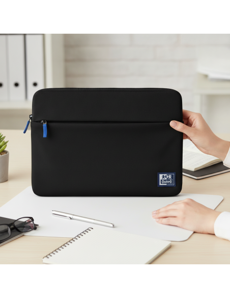 ▷ FUNDA ORDENADOR OXFORD B-CASE RPET NEGRO | Taine - Imagen 2