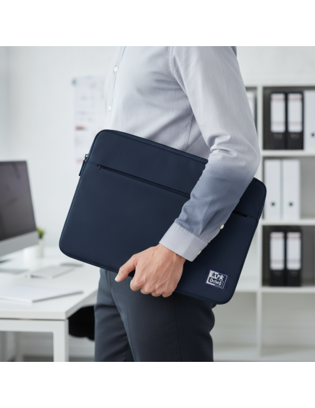 ▷ FUNDA ORDENADOR OXFORD B-CASE RPET AZULM | Taine - Imagen 2