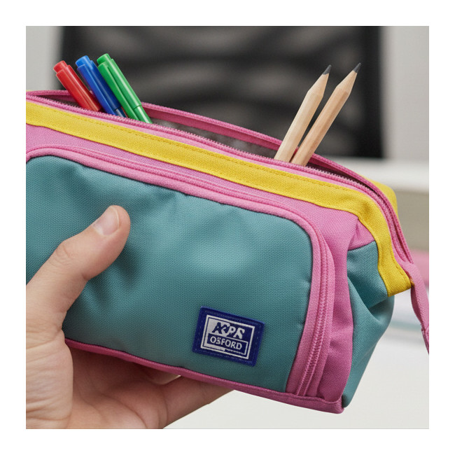 ▷ ESTUCHE OXFORD OUTLET TELA 3C GRANDE RPET SURT | Taine - Imagen 2