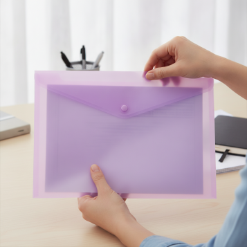 ▷ SOBRE GRAFOPLAS LAVANDA SOFT POLIPROPILENO FOLIO BROCHE ECOPLAS | Taine - Imagen 2