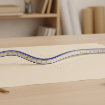 ▷ REGLA 50CMS FLEXICURVE | Taine - Imagen 2
