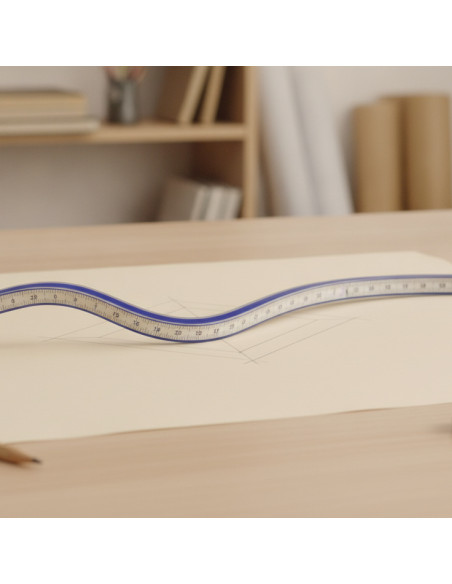 ▷ REGLA 50CMS FLEXICURVE | Taine - Imagen 2