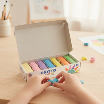 ▷ SET 6 PLASTILINA GIOTTO 90GR PLASTEL | Taine - Imagen 2