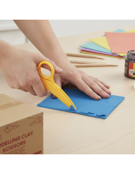 ▷ TIJERA JOVI CORTA PASTA CAJA 25 UNIDADES 4 COLORES SURTIDOS | Taine - Imagen 2