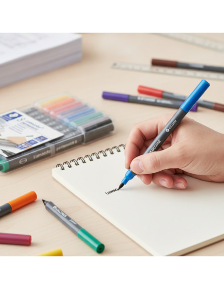 ▷ ROTULADORES STAEDTLER 8 UDS S 313 WP 0,4 MM PERMANENTE | Taine - Imagen 2