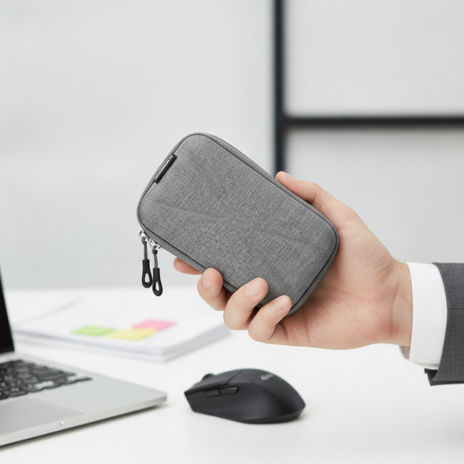 ▷ FUNDA SUBBLIM DISCO DURO HDD BUSINESS CLASE 2,5" GRIS | Taine - Imagen 2