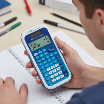 ▷ CALCULADORA TEXAS TI-34 MULTIVIEM (ENVASE DE CARTON | Taine - Imagen 2