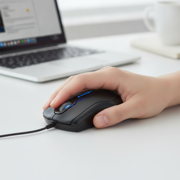 ▷ RATÓN ÓPTICO MOUSE-IN-A-BOX EQ, NEGRO | Taine - Imagen 2