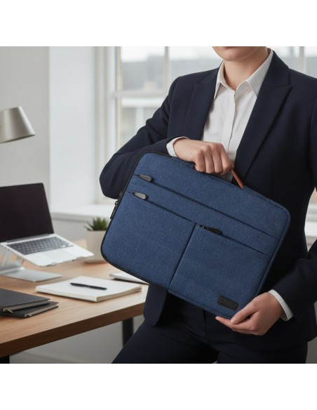 ▷ FUNDA AIR PADDING 360 SLEEVE 15,6" AZUL | Taine - Imagen 2
