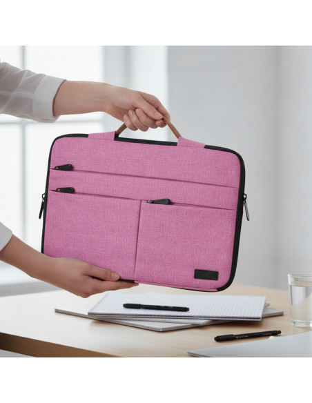 ▷ FUNDA AIR PADDING 360 SLEEVE 15,6" ROSA | Taine - Imagen 2