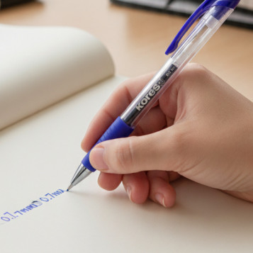 ▷ BOLÍGRAFO KORES TINTA GEL BG1 0,7 MM AZUL GRAFOPLAS | Taine - Imagen 2