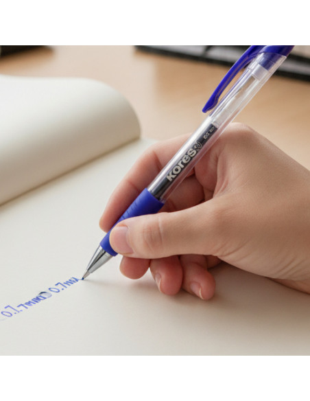 ▷ BOLÍGRAFO KORES TINTA GEL BG1 0,7 MM AZUL GRAFOPLAS | Taine - Imagen 2