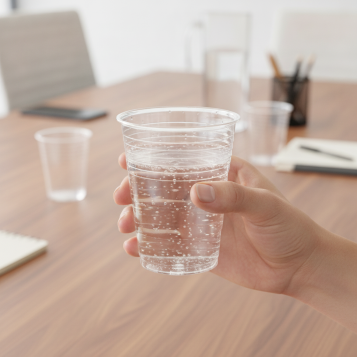 ▷ VASOS DARLIM POLIPROPILENO 50 UDS TRANSPARENTE 330 ML | Taine - Imagen 2