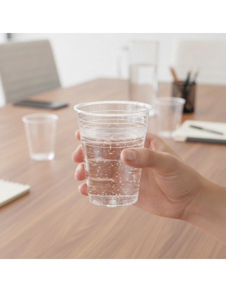 ▷ VASOS DARLIM POLIPROPILENO 50 UDS TRANSPARENTE 330 ML | Taine - Imagen 2
