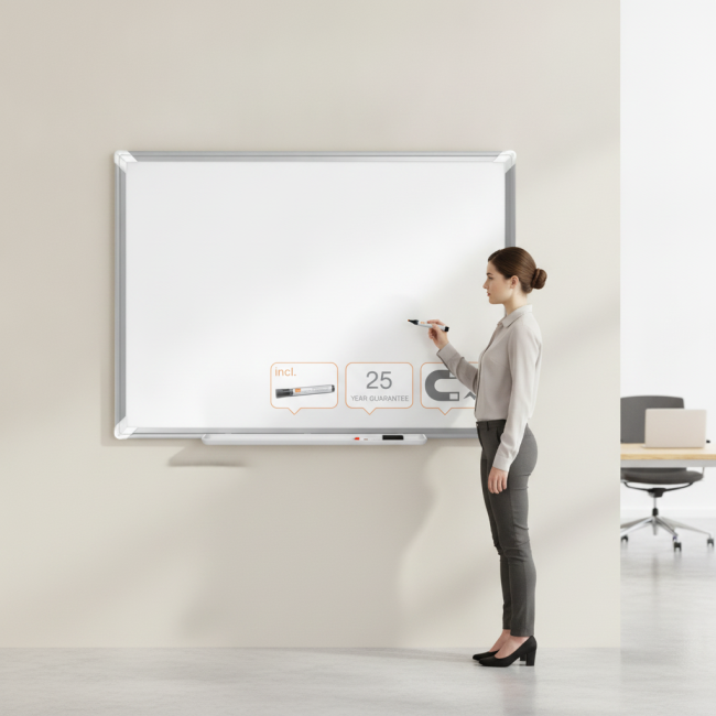 ▷ PIZARRA MAGNÉTICA NOBO VITRIFICADO PREMIUM PLUS | Taine - Imagen 2
