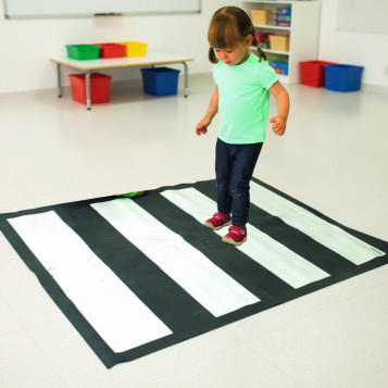 ▷ PASO HENBEA DE CEBRA PVC 140X100 CM | Taine - Imagen 2