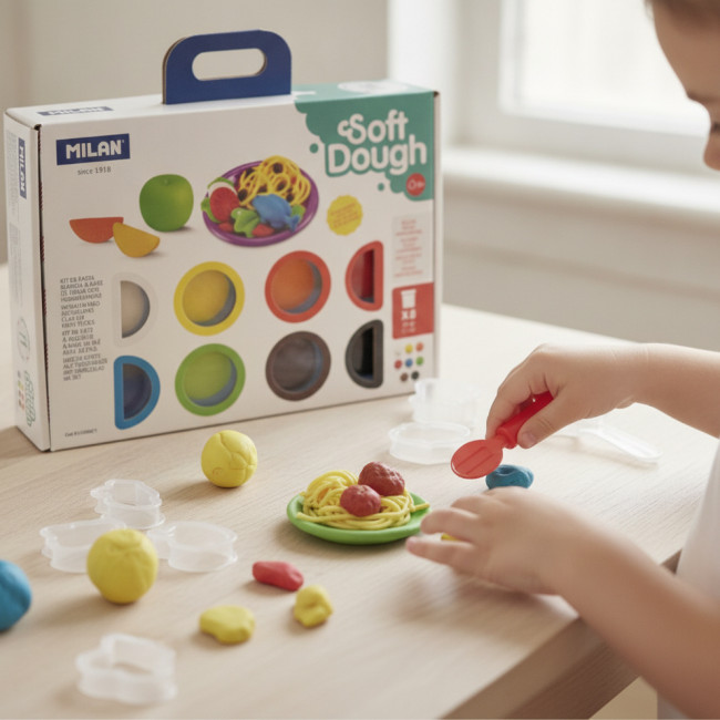 ▷ MALETIN MILAN 8 BOTES 59 G PASTA BLANDA SOFT DOUGH C.HERRAMIENTAS HORA COCIR | Taine - Imagen 2