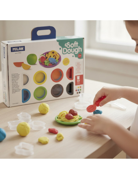 ▷ MALETIN MILAN 8 BOTES 59 G PASTA BLANDA SOFT DOUGH C.HERRAMIENTAS HORA COCIR | Taine - Imagen 2