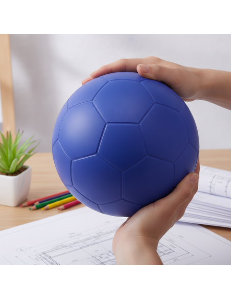 ▷ PELOTA FOAM ROJO TALLA 190 MM | Taine - Imagen 2