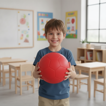 ▷ PELOTA FOAM ROJO TALLA 210 MM | Taine - Imagen 2