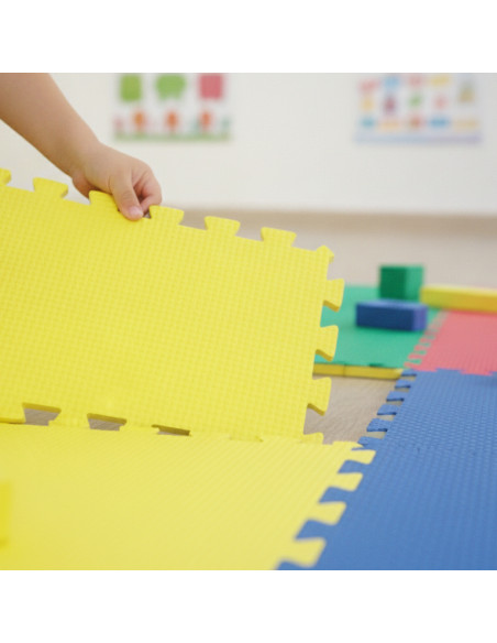 ▷ PUZLE IMPARA BALDOSA TAPIZ EVA AMARILLA 100X100X2 CM | Taine - Imagen 2