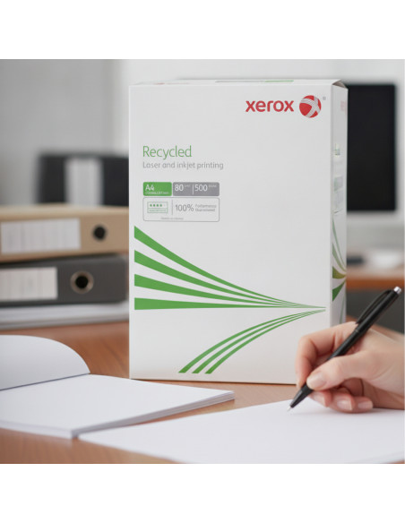 ▷ PAPEL A4 100% RECICLADO 80G 500H. - XEROX | Taine - Imagen 2