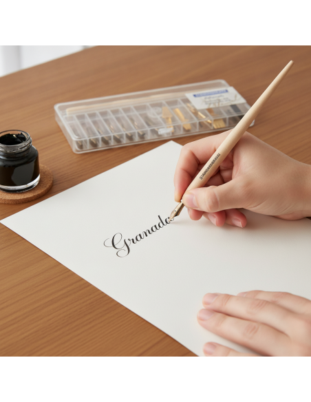 ▷ SET PALILLETOS Y PLUMILLAS ROTULACION | Taine - Imagen 2
