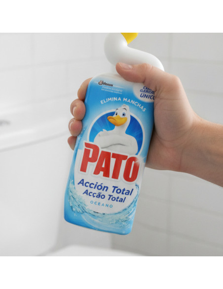 ▷ LIMPIADOR DE INODORO PATO AZUL ACCION TOTAL OCEANO 750 ML | Taine - Imagen 2