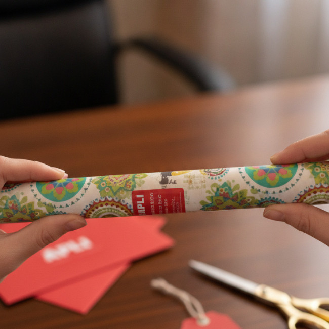 ▷ PAPEL APLI REGALO ROLLO 2X0,70 TENDANCE | Taine - Imagen 2