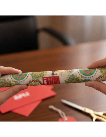 ▷ PAPEL APLI REGALO ROLLO 2X0,70 TENDANCE | Taine - Imagen 2
