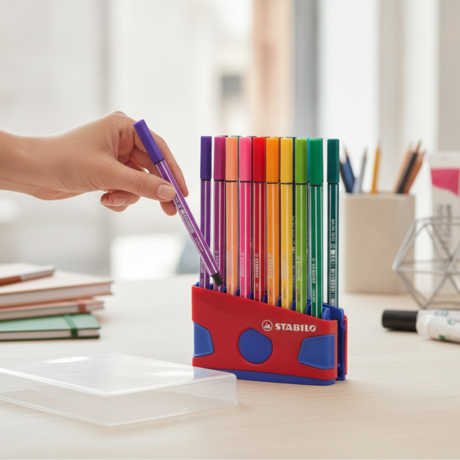 ▷ ROTULADORES STABILO 20 UDS PEN 68 COLOR PARADE | Taine - Imagen 2