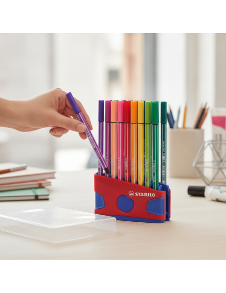▷ ROTULADORES STABILO 20 UDS PEN 68 COLOR PARADE | Taine - Imagen 2