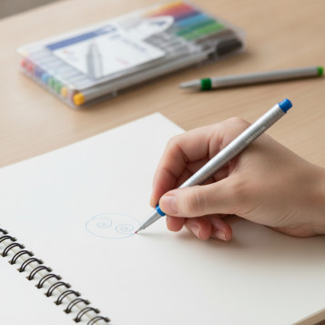 ▷ ROTULADORES STAEDTLER 10 UDS 0.3 TRIPLUS FINELINER 334 | Taine - Imagen 2