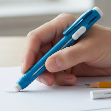 ▷ PORTAGOMAS STAEDTLER MARSPLASTIC AZUL | Taine - Imagen 2