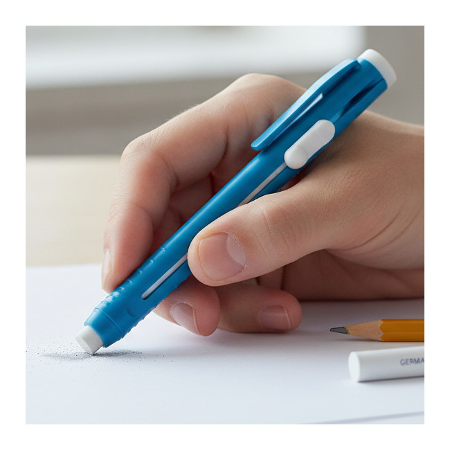 ▷ PORTAGOMAS STAEDTLER MARSPLASTIC AZUL | Taine - Imagen 2