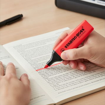▷ ROTULADOR STABILO BOSS 70/48 ROJO FLUORESCENTE | Taine - Imagen 2